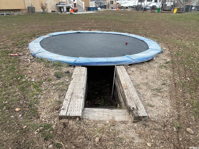 Underground trampoline