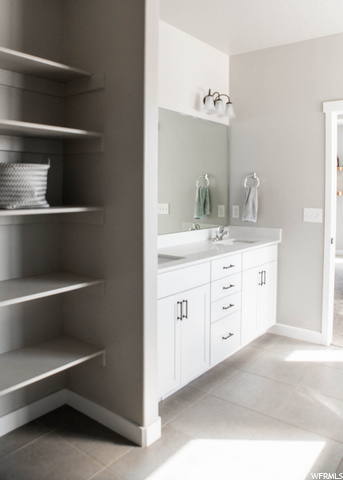 Storage in bathroom