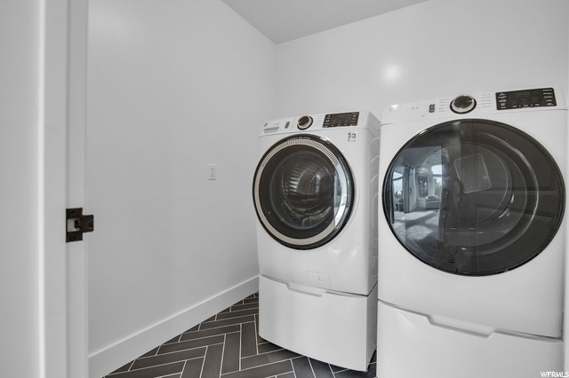 upstairs laundry