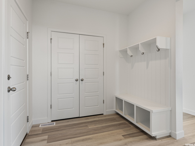 True Mud Room with Closet