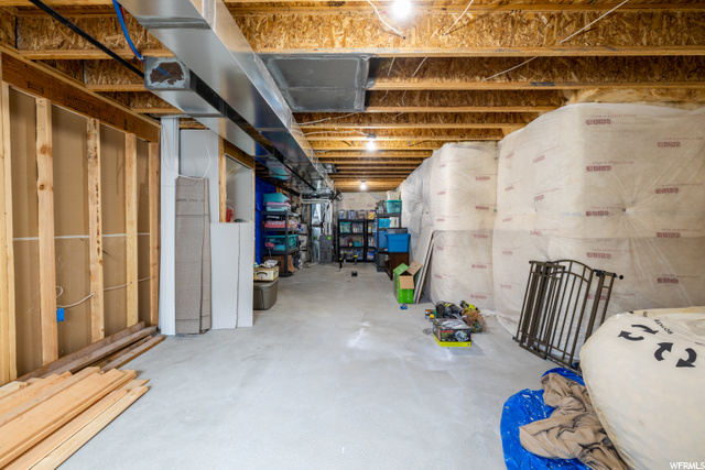 unfinished basement