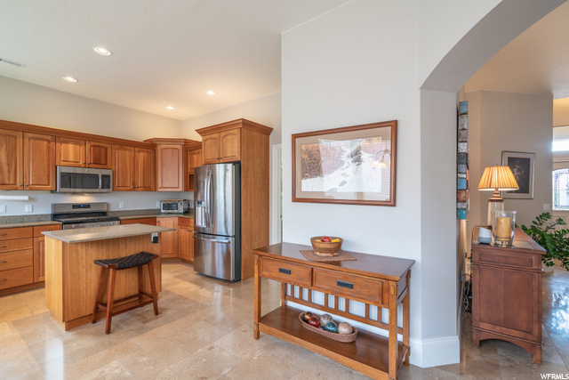 From Kitchen into Living room