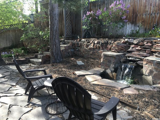 Backyard water feature