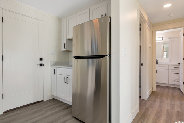 Sink and Fridge