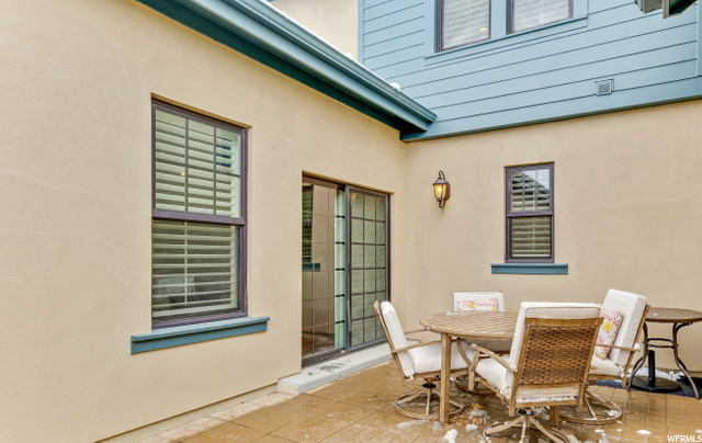 Private Courtyard Located Off the Living Room