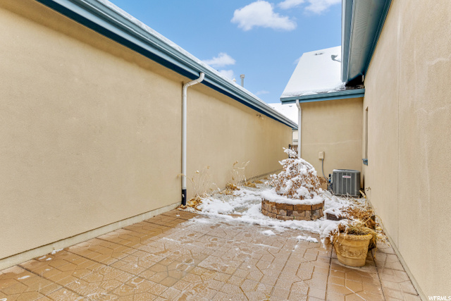 Private Courtyard Located Off the Living Room
