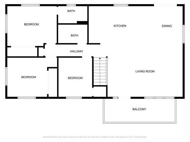 Upstairs floorpan