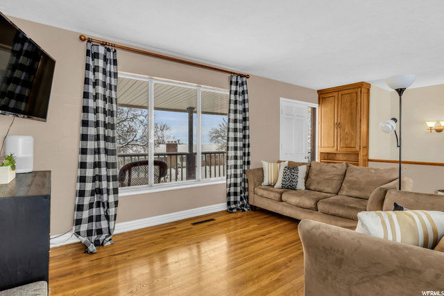 Picture window with beautiful views