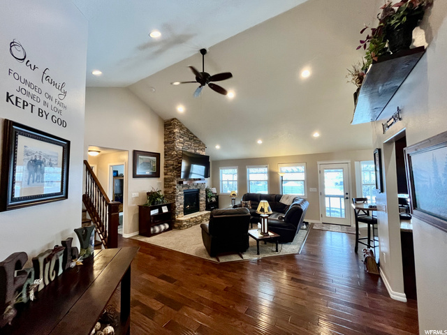 Vaulted Living Room