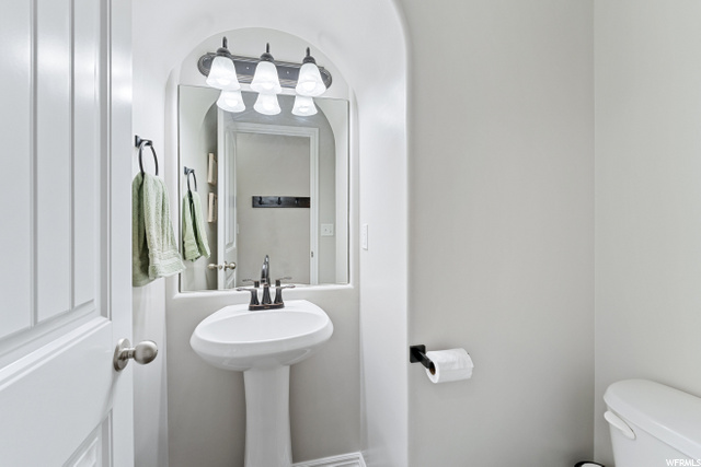 Half Bath on Main Floor