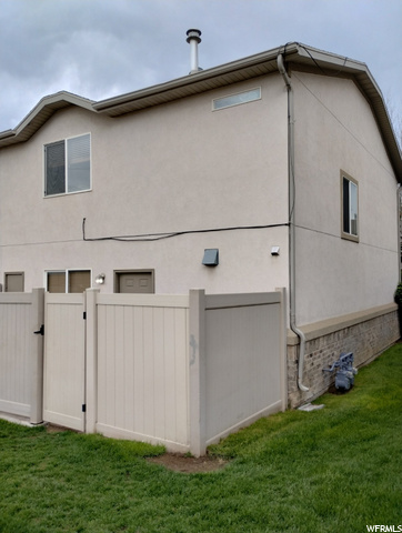 Enclosed back patio