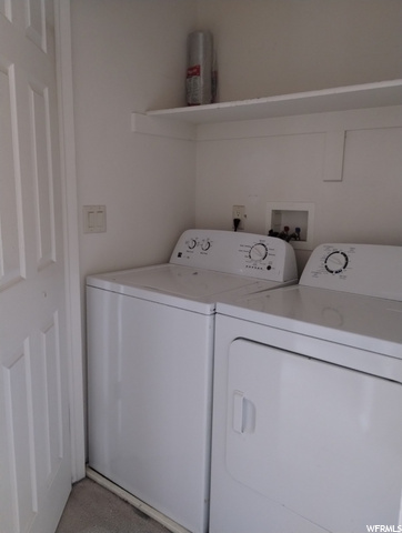 Laundry closet