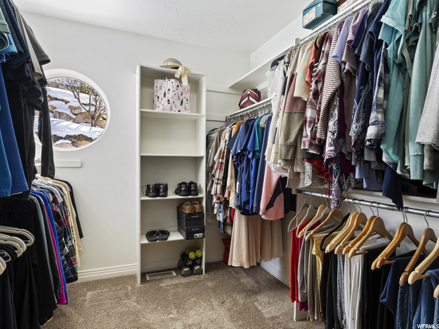 Primary closet