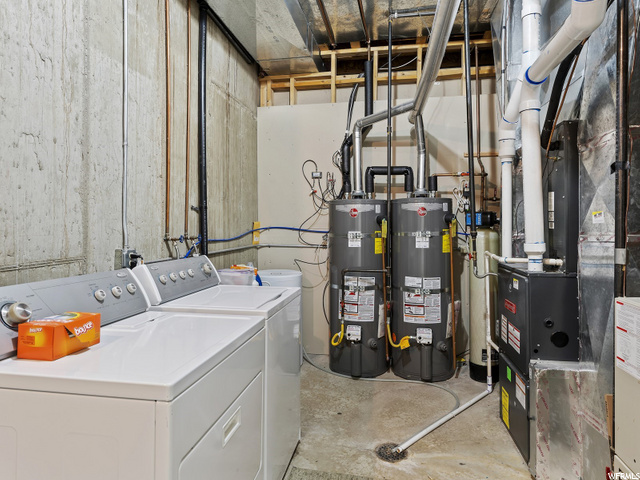 Downstairs laundry room