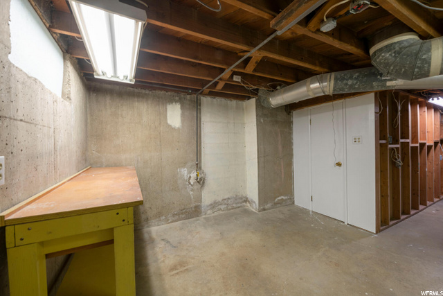Basement workshop/workbench