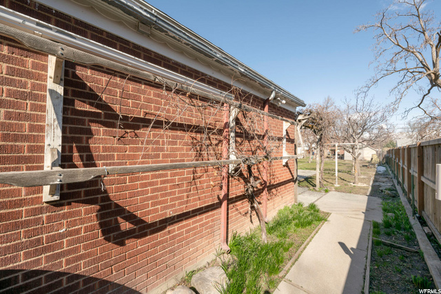 Exterior right of home
