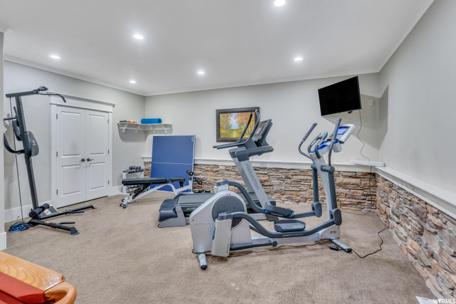 Family Room or Exercise Room