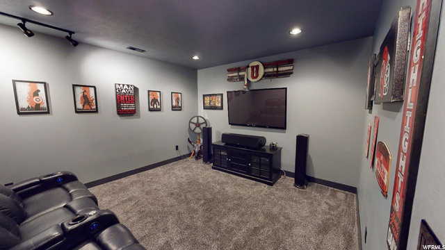 Basement Theatre Room