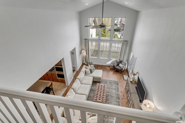 Two story great room