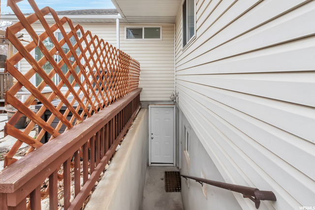 Basement Entrance to Apartment