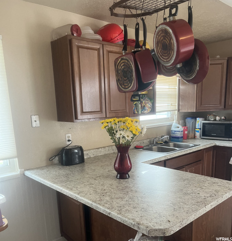 Kitchen with Pan rack