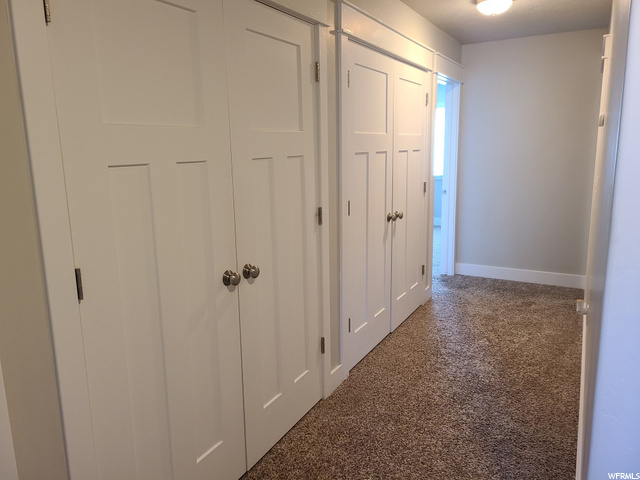 Wide upstairs hallway