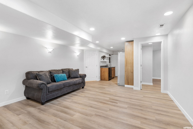 Basement Living Room/Kitchen Apartment