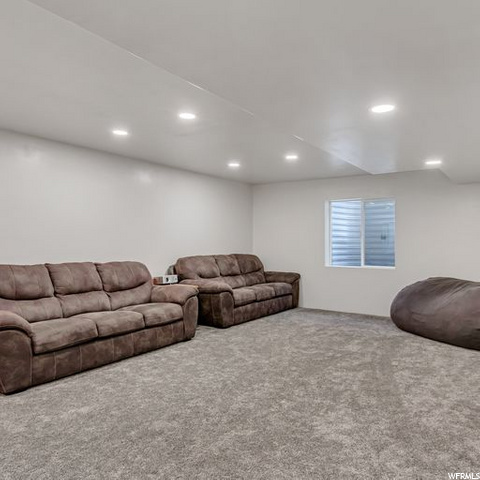 downstairs family room