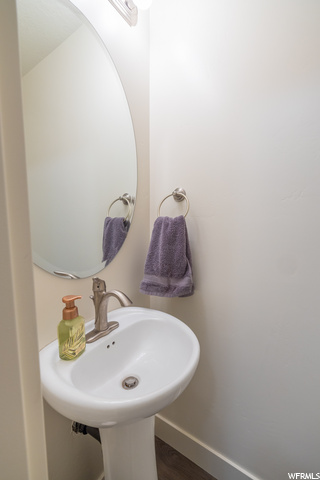 1/2 bath on main floor