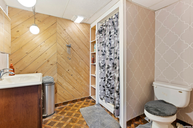 Basement bathroom