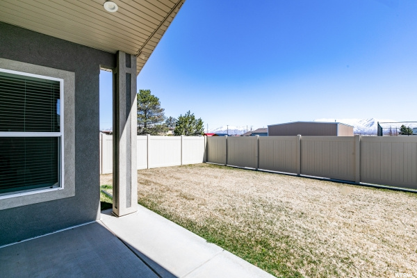 Backyard Fully Fenced