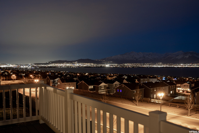 Evening view from the deck