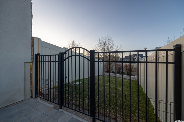 From paver patio to secluded garden