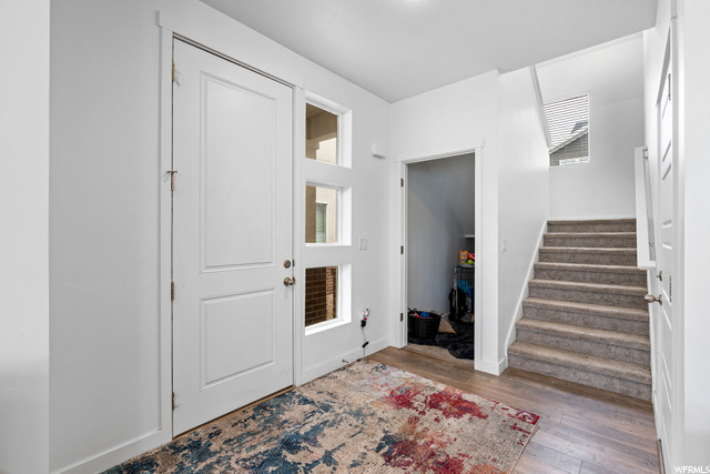 Entrance with Large Closet!