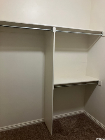Master walk-in closet