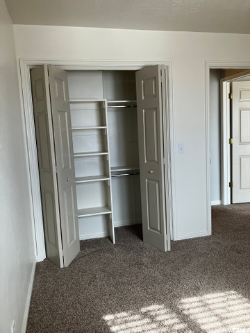 Second bedroom closet with organizers