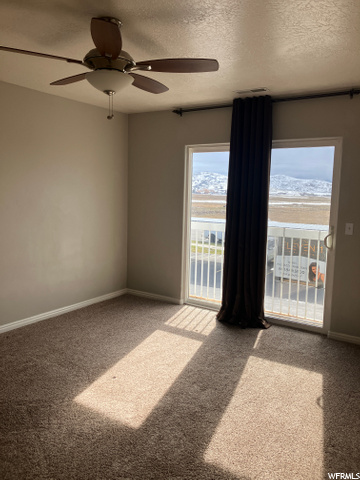 Master bedroom with full mountain view