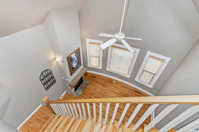 Stairway through Living to the 2nd Floor