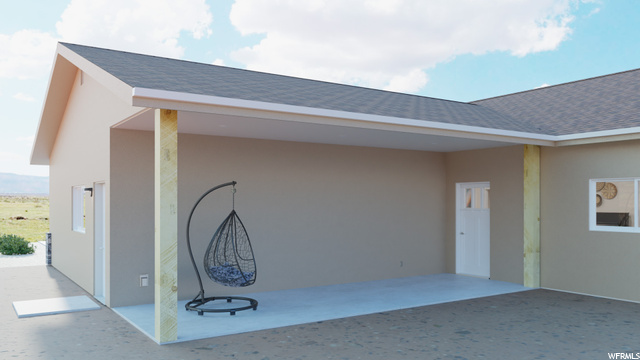 Architectural Rendering- Backyard Covered Patio