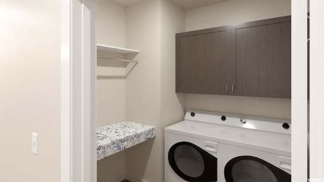Architectural Rendering, washer/dryer not included