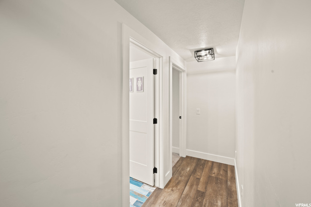 Hallway with LVP flooring