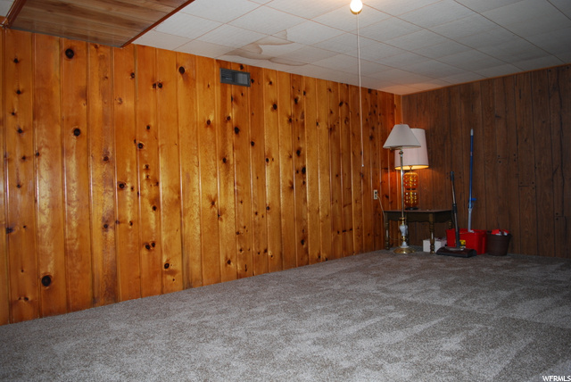 Spare room featuring carpet