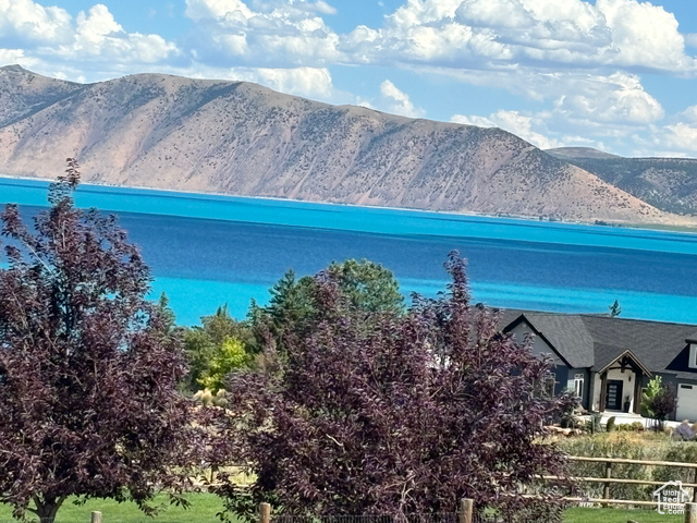 View of Bear Lake with a mountain view