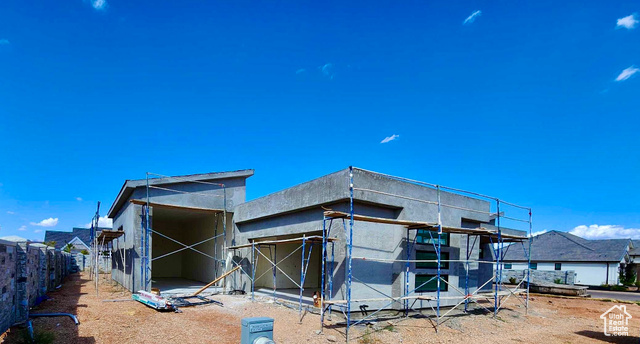 View of rear view of house