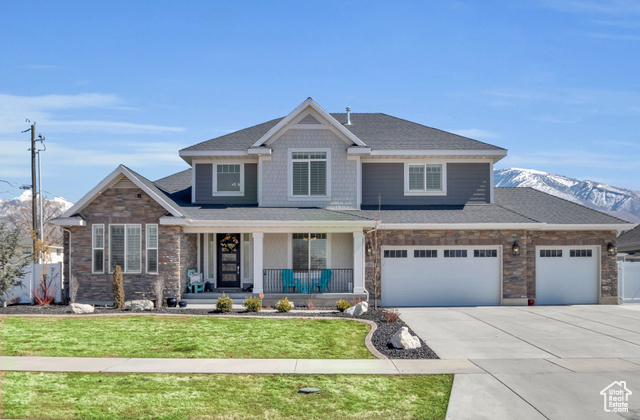 **OPEN HOUSE: Saturday May 11th 12 noon-2:30pm** $250,000 Price drop for quick sale!  JAW DROPPING does not even begin to describe this Stunning High End 6,800 sq ft Custom 2-Story w/ a Main Floor Master on a Corner Lot sitting on 1/2 an Acre in this Highly Desirable Neighborhood!!! The Class & Character of this Meticulous Home is Mind Boggling!!! We Challenge you to find a COOLER home for even near the same price! With 6 Large Bedrooms (all w/ Walk-in Closets), 4.5 Baths, 2 Fireplaces, an Office, Formal Living/ Piano Room, 20' Tall Living Room & Entryway separated by a Skybridge, this Brilliant Open Concept Floorplan will Appeal to the Pickiest of Buyers! Talk about Wow Factor! Not a Detail has been spared; from the 10' Ceilings on both the Main & 2nd Floor w/ 8' Doors, Plantation Shutters, Bluetooth Speakers, WIFI Controlled (through an App) Lighting, Level 4 Granite, Quartz & Ledgestone throughout, & even the 9' Ceilings in the 60% Finished Basement. This Unparalleled Masterpiece has Endless Features, like a Ft. Knox Gun Vault W/ Custom Shelving, A Built in Dry Sauna, Weight Room w/ Marbleized Flooring, a Hidden Murphy Door, 2 separate Fire Features including a Gas Firepit for 6 People to gather around & an Antique Gas Pump with 7 Burners making for Ultimate Relaxation while staring past the 1947 International Pickup Truck Water Feature & absorbing the Tranquility of Breathtaking Million Dollar Views of Little Cottonwood Canyon! The Owners did not look over a single Attention to Detail while building the Heated & Cooled Entertainer's Dream Garage (1605 Sq Ft) for an additional 7 Cars (10 Car Total) w/ an additional 700 Sq Ft Loft/ Studio featuring a Full Kitchenette Living Room & Pool Table w/ Vaulted Ceilings, 220V Electric, 32 Can-lights, a WIFI Booster & a Built in 50 Gal. Commercial Air Compressor w/Air Hoses & Power Cords throughout. Complete with a Full Bathroom which doubles as a Pool Bathroom, it even has Glow in the Dark Epoxy Floors in both the Front & Rear Garages, LOL! With an Intricate 20x40' Salt Water & Bluetooth Controlled Swimming Pool w/ an 18" Deep Sunbathing Shelf & Umbrella Holder, Surrounded by a Full Paver Patio, you will be able to Relax w/ Unmatched High Class Surroundings including the Huge Deck Engineered for a Hot-tub! This Meticulously Designed Modern Craftsman Estate boasts a Commanding Presence with a very Private & Fully Fenced Yard w/ 4 Separate Gates including 2 40' RV Parking Spaces & even a Private Blackwater Cleanout! If this all is not enough to Impress, then maybe the Queen of the House will Fall in Love w/ the Chef's Kitchen w/ Gas Cooktop, Rang-hood, Double Ovens, a 10' Pantry, 8x5' Center Island w/ Color Changing LED Lighting, the 3 Laundry Rooms, or the Butler's Pantry! But what will likely more Float her Boat is the Master En-Suite Complete w/ an Intricate $23,000 Classy Closet featuring Pull Down Clothing Rods, 2 Jewelry Drawers, Built-in Dresser w/ Granite & Under Cabinet Lighting, Separate Garden Tub/ Shower, & Dual Vanities w/ a Make Up Vanity in Between! This Magnificent Estate is No Less than AMAZING Luxury!!!!