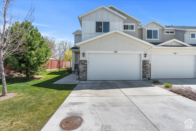 ***   SELLER FINANCING & LEASE OPTION AVAILABLE CONTACT LISTING AGENT TO DISCUSS TERMS  ***  Welcome to 138 North 450 West American Fork!  This charming 3-bedroom, 2.5-bathroom end unit townhome is situated in one of the best locations in Utah County, and American Fork!   Nestled in a quiet  neighborhood, this home boasts a spacious layout designed for effortless living. As you step inside, you're greeted by an inviting living area and kitchen adorned with tall ceilings and expansive windows, bathing the space in natural light. The main level features luxurious LVP flooring and a convenient half bath, perfect for guests.  Upstairs, you'll find three comfortable bedrooms, including a luxurious master suite with not one, but two walk-in closets and a private bathroom, providing the ultimate retreat. The two additional bedrooms also feature walk-in closets and plush carpeting, creating cozy havens for rest and relaxation.  Additionally, upstairs hosts another full bathroom and a convenient laundry room, adding to the home's functionality and convenience.   Step outside to the back patio, where you'll discover ample space for a small garden or outdoor seating area.  For added convenience, this home includes a two-car tandem garage, providing plenty of space for parking and storage.  Additionally, the home features an unfinished basement, offering the potential to add another bedroom and bathroom, providing even more living space to suit your needs.  Sellers Financing, and Lease Option available. For terms please contact sellers agent Coulson Tucker.   Don't miss the opportunity to make this home your own! Schedule a showing today and experience the comfort and convenience of townhome living at its finest in one of Utah County's premier locations.   Square footage figures are provided as a courtesy estimate only and were obtained from county records.  Buyer is advised to obtain an independent measurement.