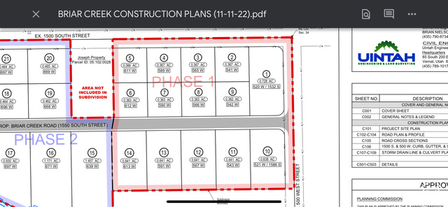 540 W 1550 S, Vernal, Utah 84078, ,Land,Residential,540 W 1550 S,1993850