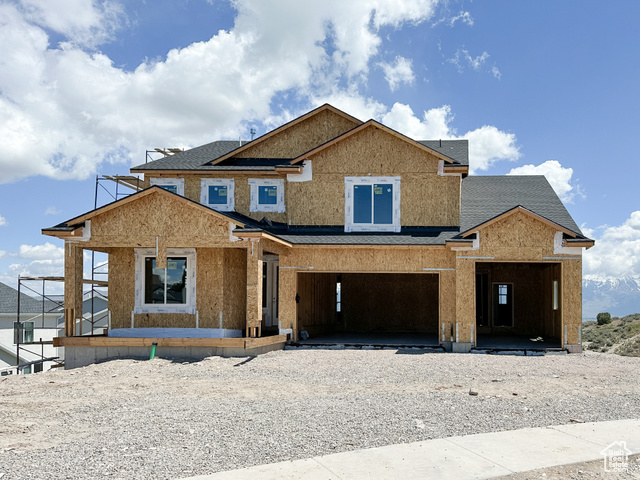 View of unfinished property