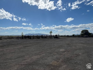 View of yard with a rural view