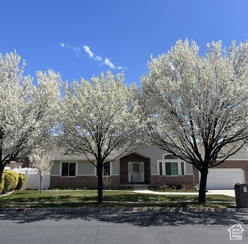Ready to move in, appliances included, walk-in bathtub, cold storage room with shelves in basement, covered Trek deck in the backyard, epoxy flooring in garage, workshop in backyard, and fruit trees. Great location near temple, schools, shopping, parks, and Murdock Trail.